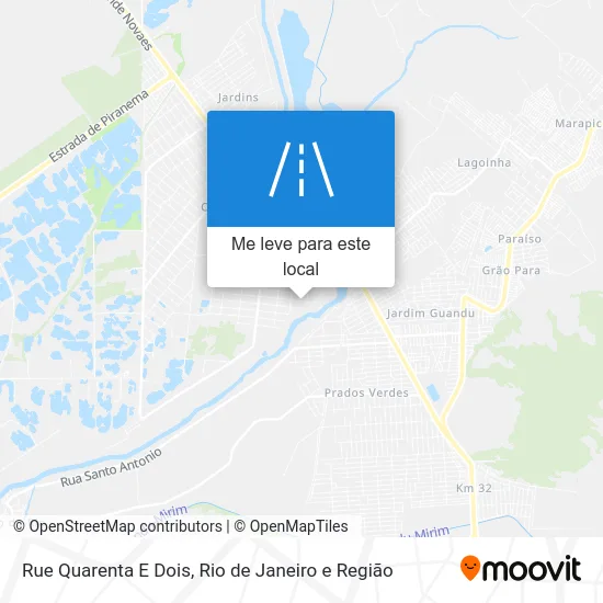 Rue Quarenta E Dois mapa