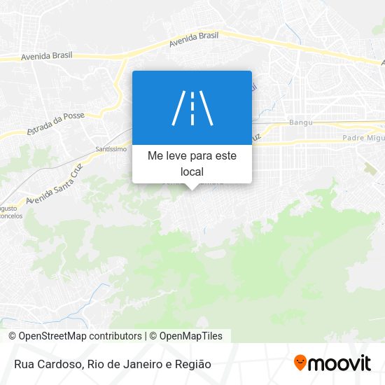 Rua Cardoso mapa
