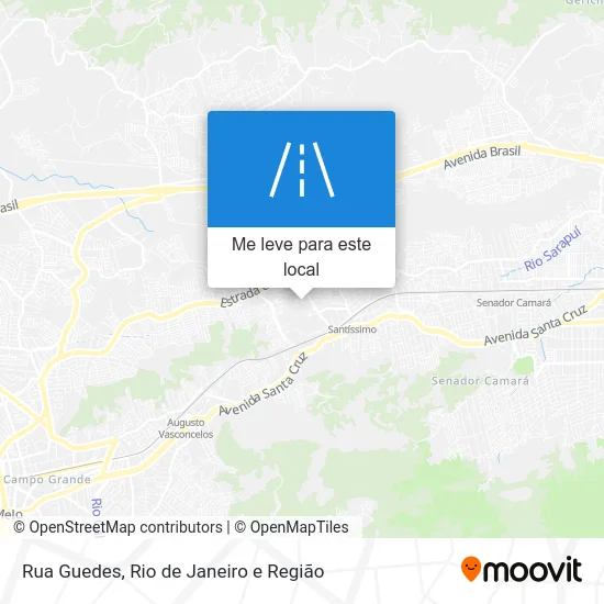Rua Guedes mapa