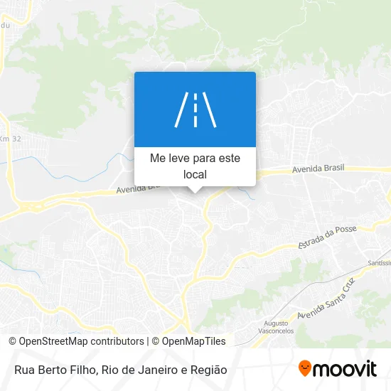 Rua Berto Filho mapa