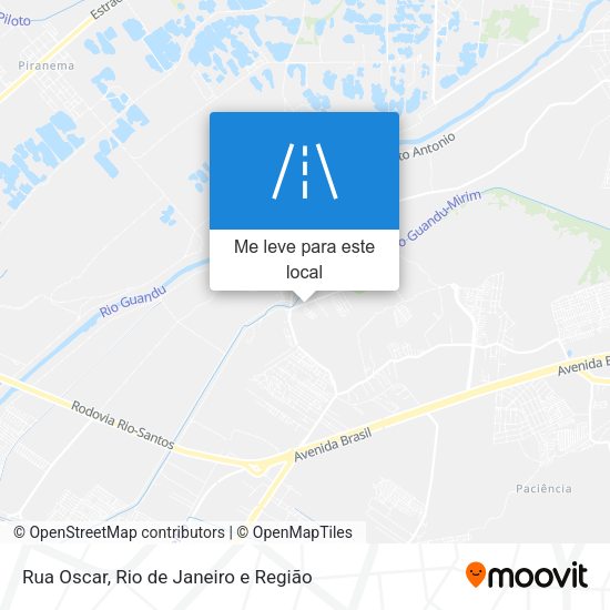 Rua Oscar mapa