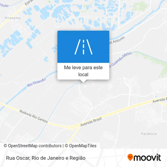 Rua Oscar mapa