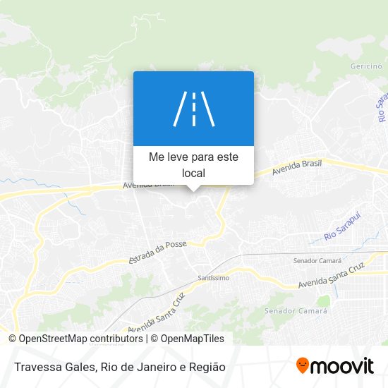Travessa Gales mapa