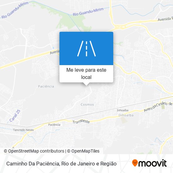 Caminho Da Paciência mapa