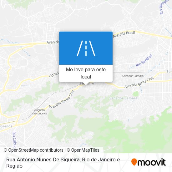 Rua Antônio Nunes De Siqueira mapa