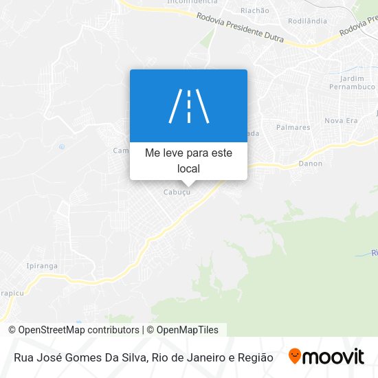 Rua José Gomes Da Silva mapa