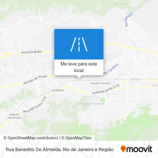 Rua Benedito De Almeida mapa