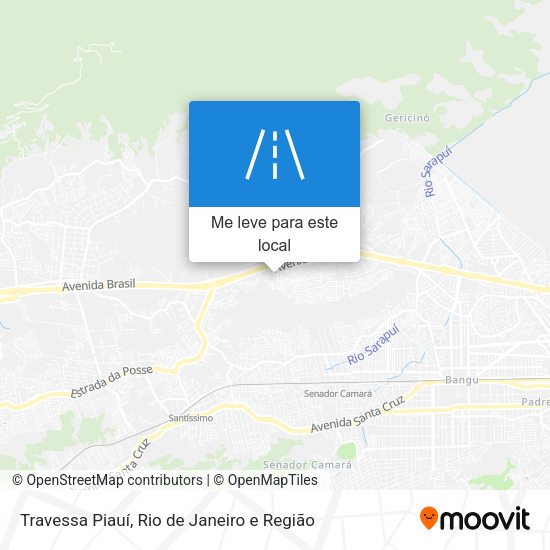 Travessa Piauí mapa