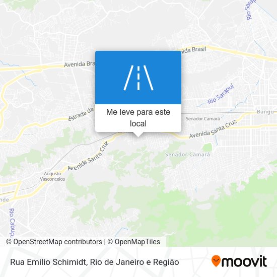 Rua Emilio Schimidt mapa