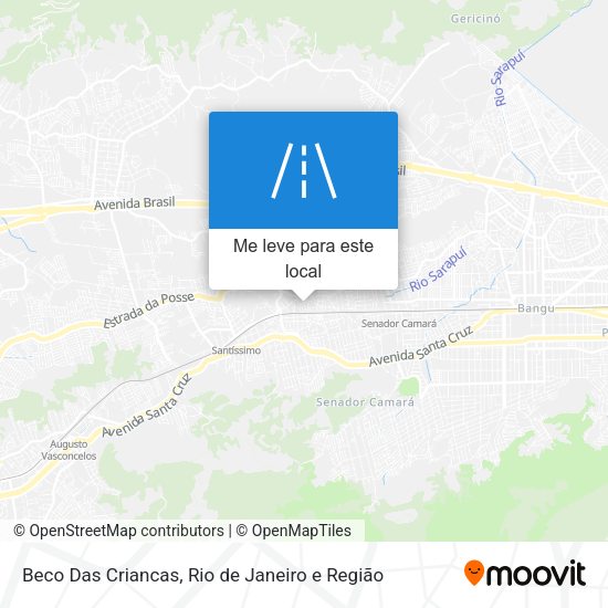 Beco Das Criancas mapa