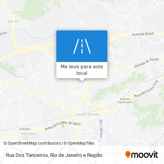 Rua Dos Tanoeiros mapa