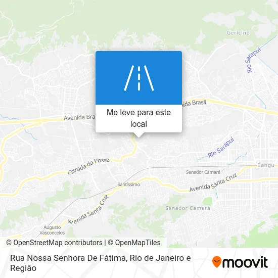 Rua Nossa Senhora De Fátima mapa