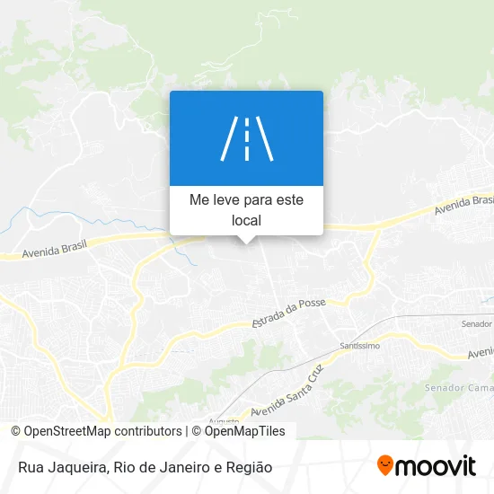 Rua Jaqueira mapa