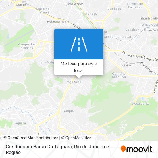 Condomínio Barão Da Taquara mapa