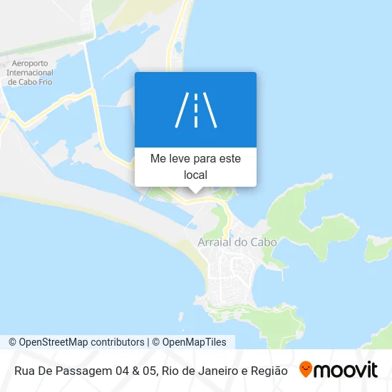 Rua De Passagem 04 & 05 mapa