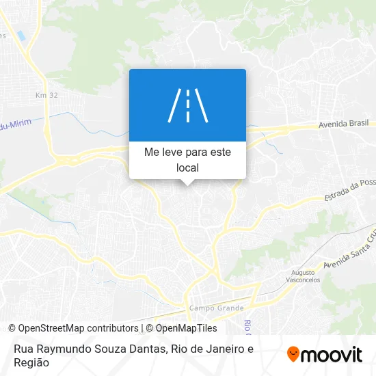 Rua Raymundo Souza Dantas mapa