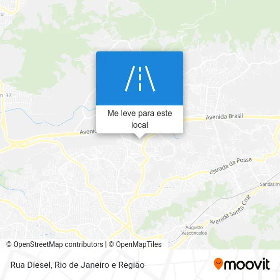 Rua Diesel mapa