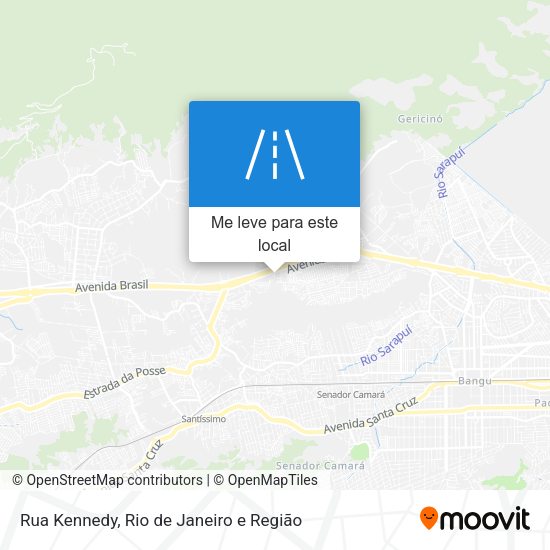 Rua Kennedy mapa