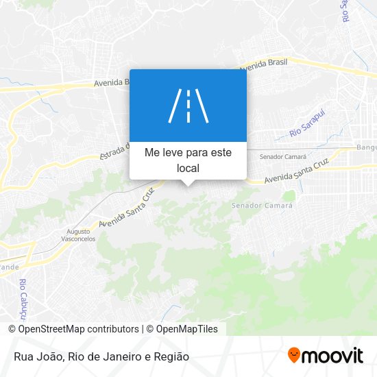 Rua João mapa