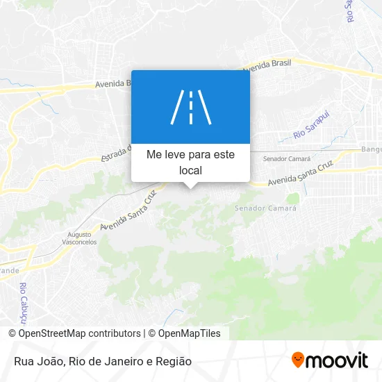 Rua João mapa