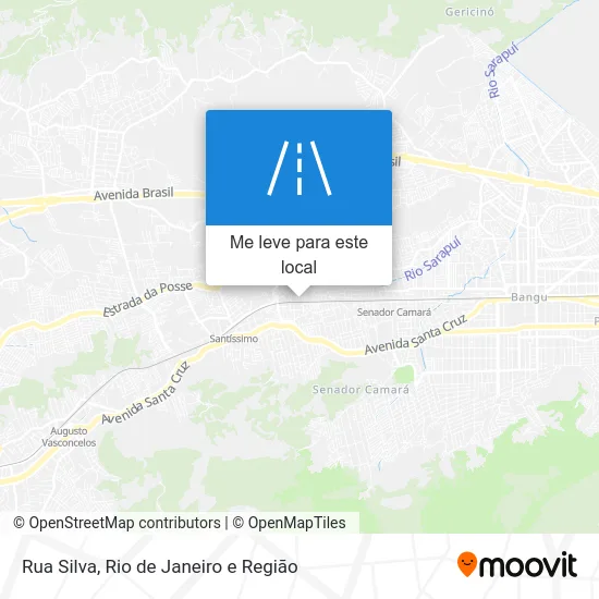 Rua Silva mapa