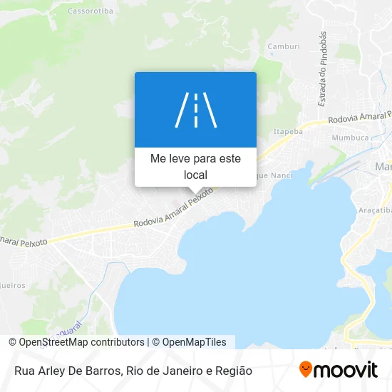 Rua Arley De Barros mapa