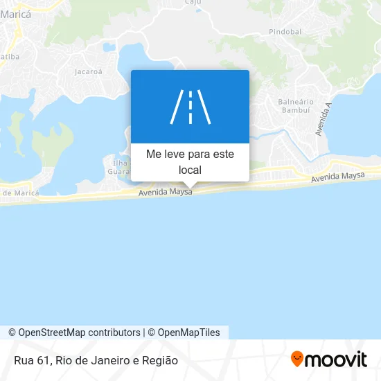 Rua 61 mapa