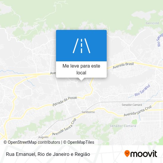 Rua Emanuel mapa
