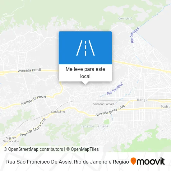 Rua São Francisco De Assis mapa