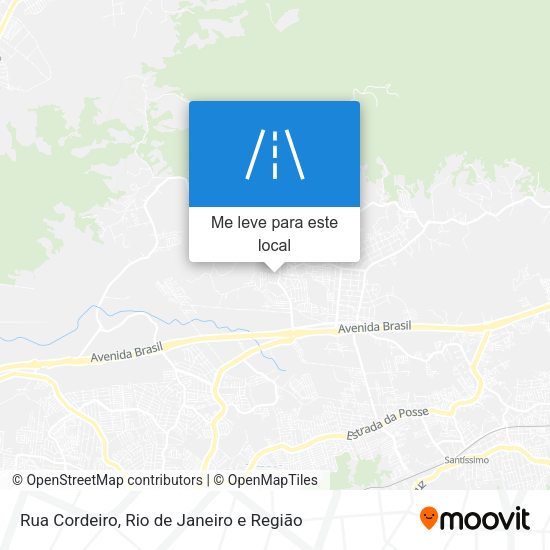 Rua Cordeiro mapa