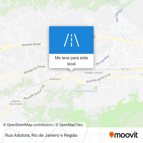 Rua Adutora mapa