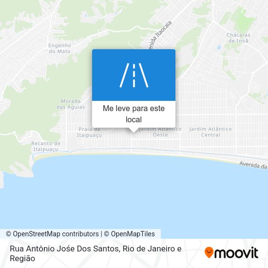 Rua Antônio Jośe Dos Santos mapa