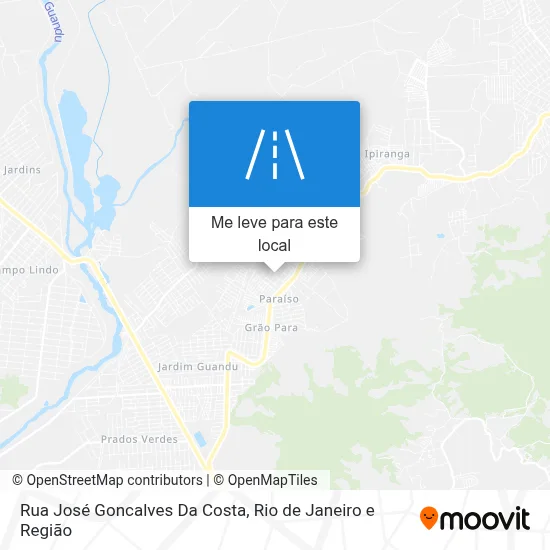 Rua José Goncalves Da Costa mapa