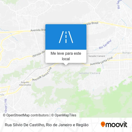 Rua Silvio De Castilho mapa