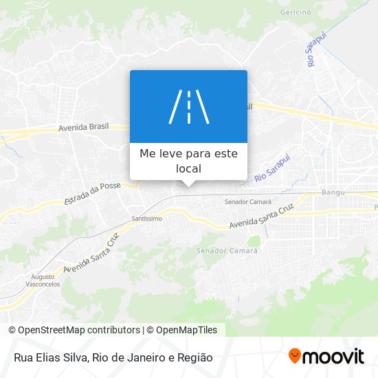 Rua Elias Silva mapa