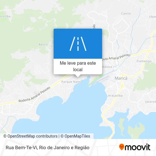 Rua Bem-Te-Vi mapa