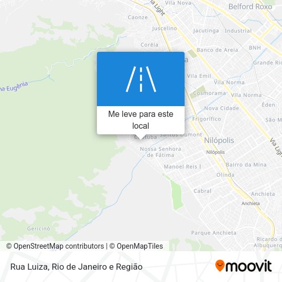 Rua Luiza mapa