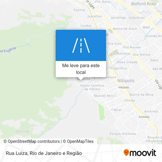 Rua Luiza mapa