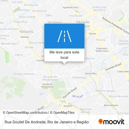 Rua Doutel De Andrade mapa