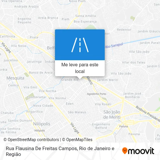 Rua Flausina De Freitas Campos mapa