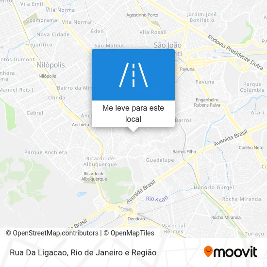 Rua Da Ligacao mapa