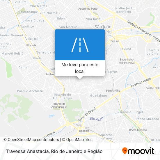 Travessa Anastacia mapa