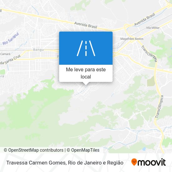 Travessa Carmen Gomes mapa