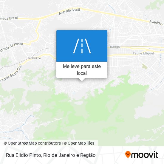 Rua Elidio Pinto mapa