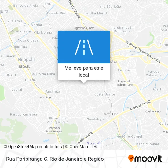 Rua Paripiranga C mapa