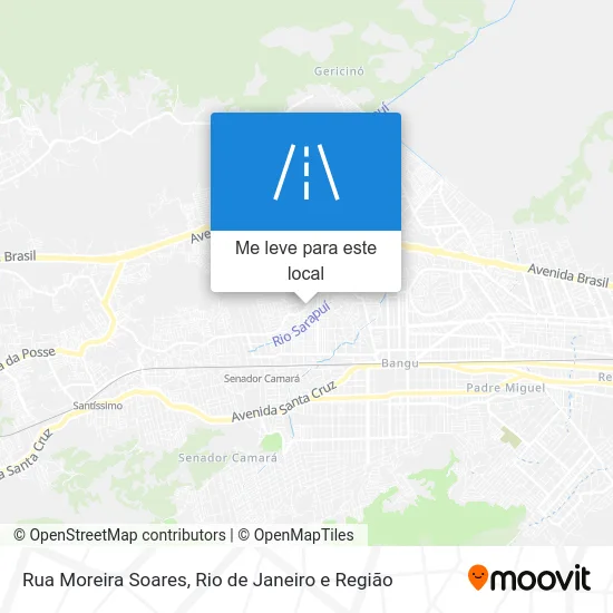 Rua Moreira Soares mapa