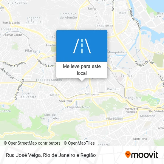 Rua José Veiga mapa