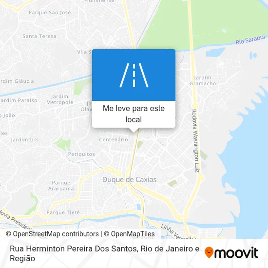 Rua Herminton Pereira Dos Santos mapa