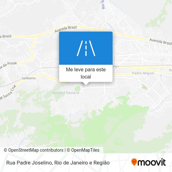 Rua Padre Joselino mapa