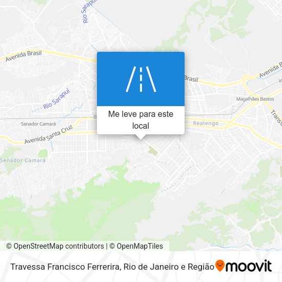 Travessa Francisco Ferrerira mapa